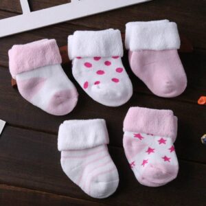 Pastel Polka Dot Infant Sock Set
