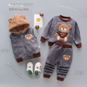 Sherpa Lined Bear Ears Tracksuit