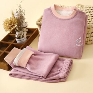 Soft Velvet Thermal Loungewear Set